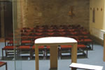 The blessed sacrament chapel as seen from the main church