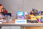 Traidcraft stall in the Assisi hall